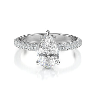 Kimberly Pear Engagement Ring