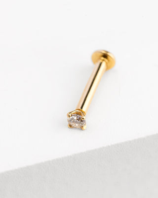 Reverse Screwback Diamond Nose/Ear Pin