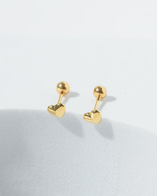 Two Way 18 Karat Dainty Earring/Nose Pin Pair