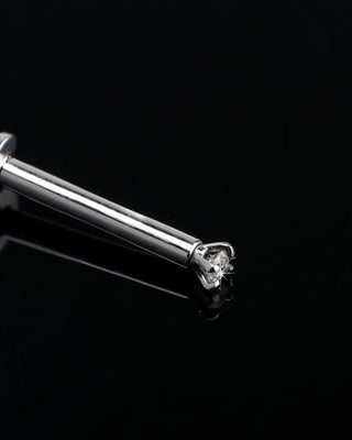 Reverse Screwback Diamond Nose/Ear Pin