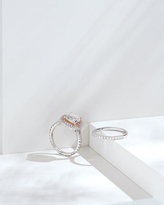 Layana Halo Cushion Engagement Ring