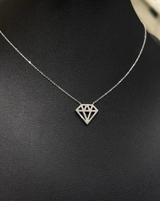 Diamond in Diamond Necklace