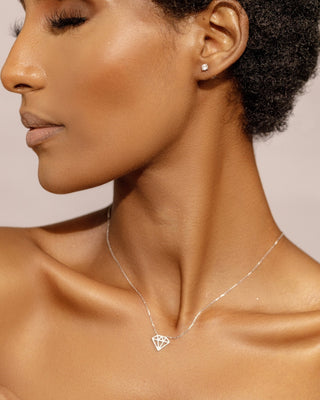 Diamond in Diamond Necklace