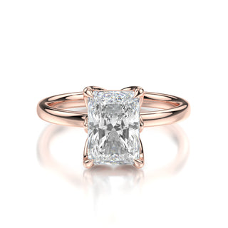 Celine Radiant Solitaire Engagement Ring - Lab Diamond Series