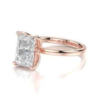 Celine Radiant Solitaire Engagement Ring - Lab Diamond Series