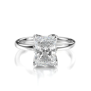 Celine Radiant Solitaire Engagement Ring - Lab Diamond Series