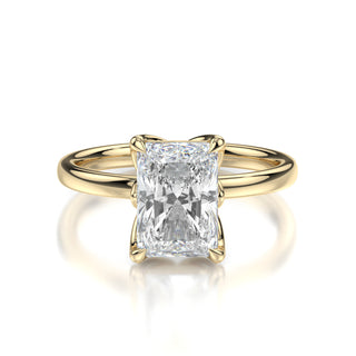 Celine Radiant Solitaire Engagement Ring - Lab Diamond Series