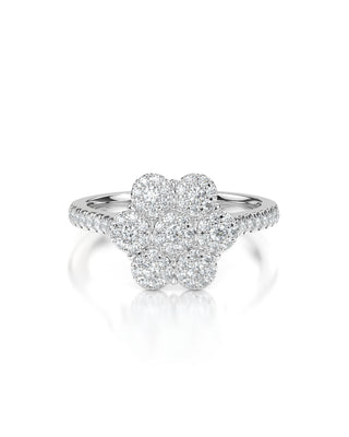 Eloise Floral Diamond Engagement Ring