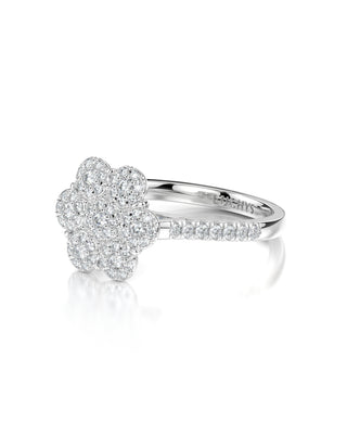 Eloise Floral Diamond Engagement Ring