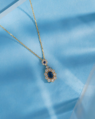 Ariana Sapphire & Diamond Neckpiece