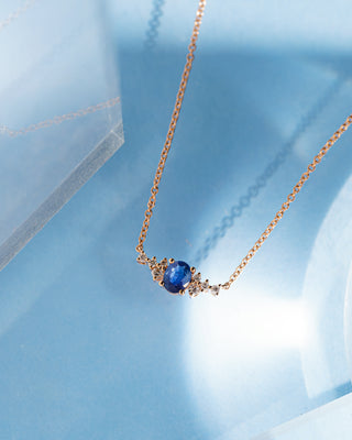 Elizabeth Diamond & Sapphire Necklace