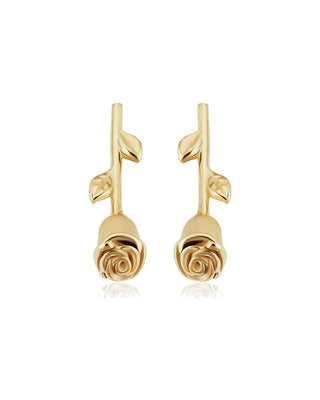 18 Karat Rosa del Amor Earrings